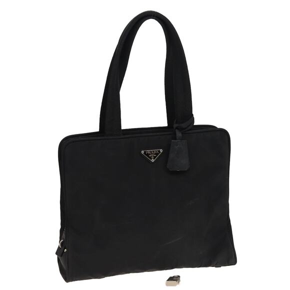 PRADA Tote Bag Nylon Black - Picture 1 of 10